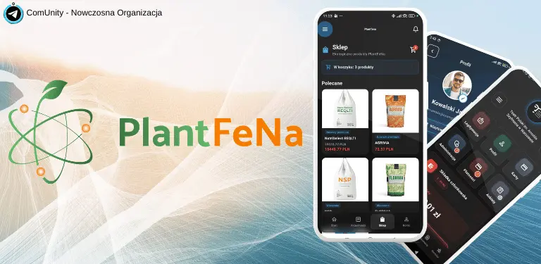 PlantFeNa — aplikacja mobilna